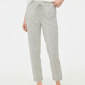 J. Crew Women's Linen Cotton Straight Leg Pant